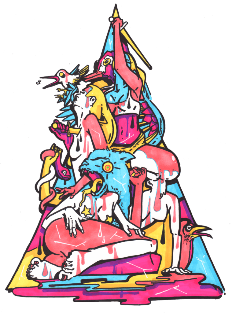 Toddjerm splash triangle
